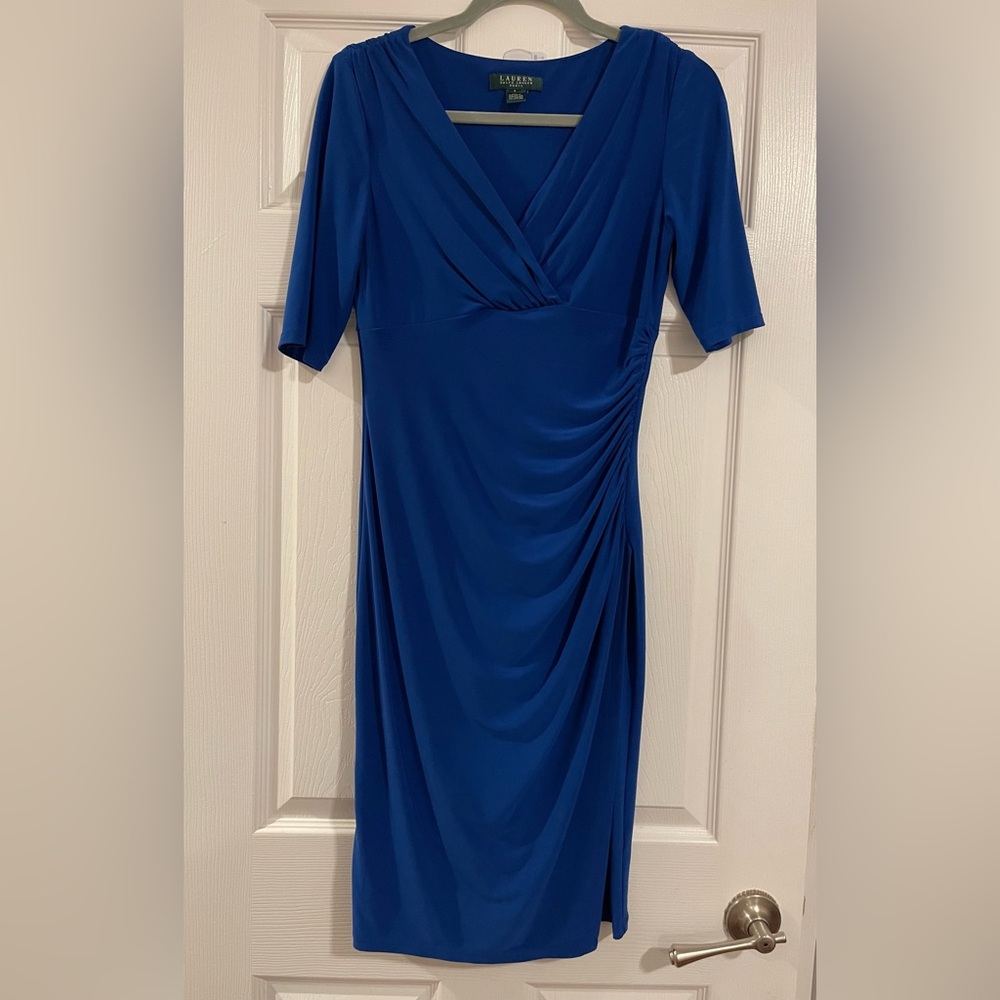 Elegant Ralph Lauren Blue Women's Dress